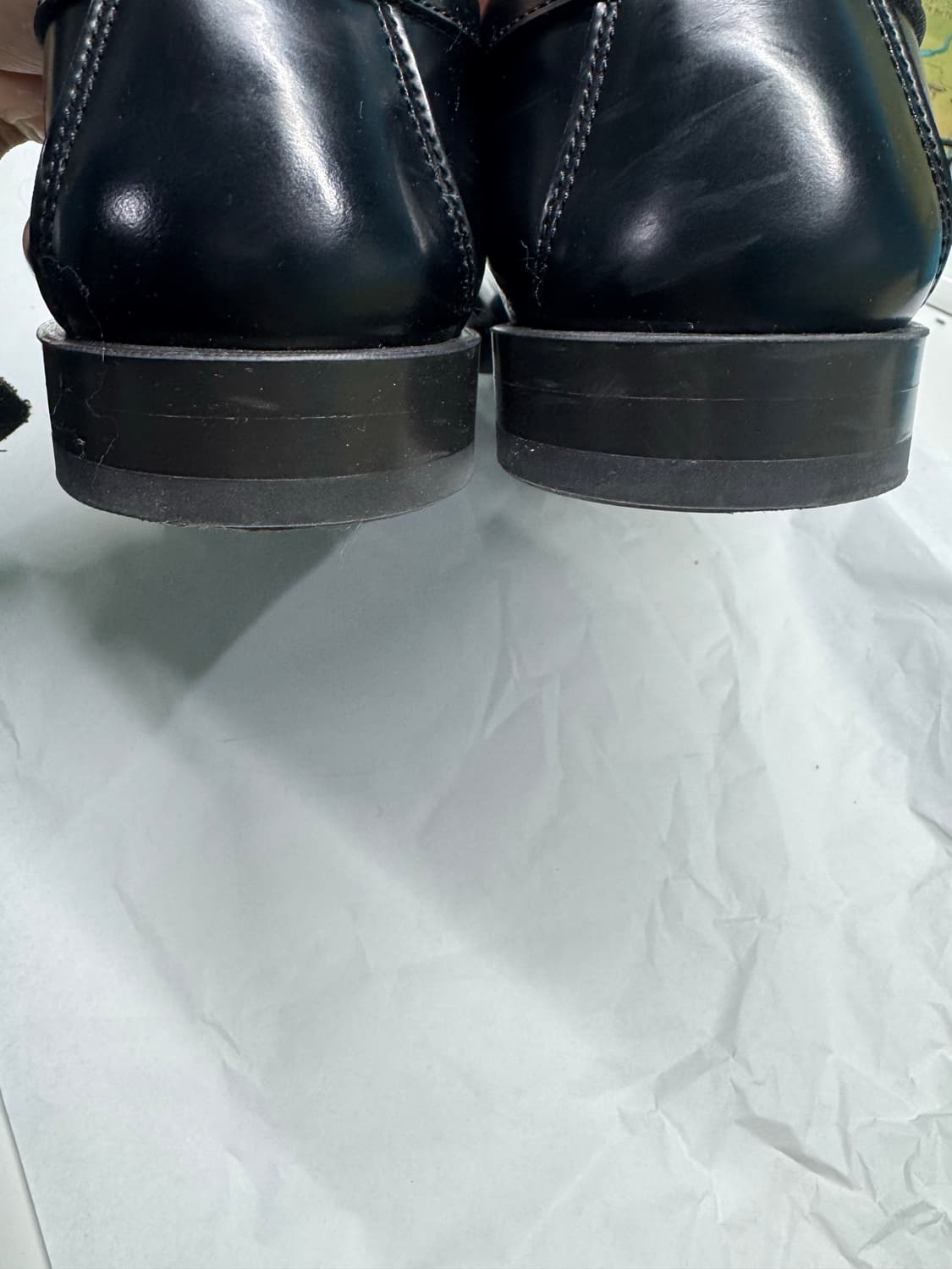 하루타 남성용 소가죽 페니로퍼 HS-906_BLACK 상품이미지2