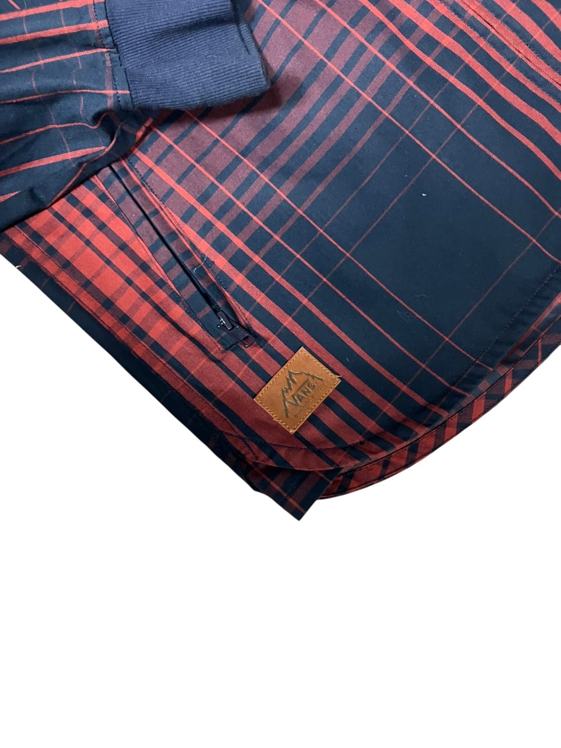 VANS 마운틴 에디션 체크 후드집업 바람막이 M 상품이미지6