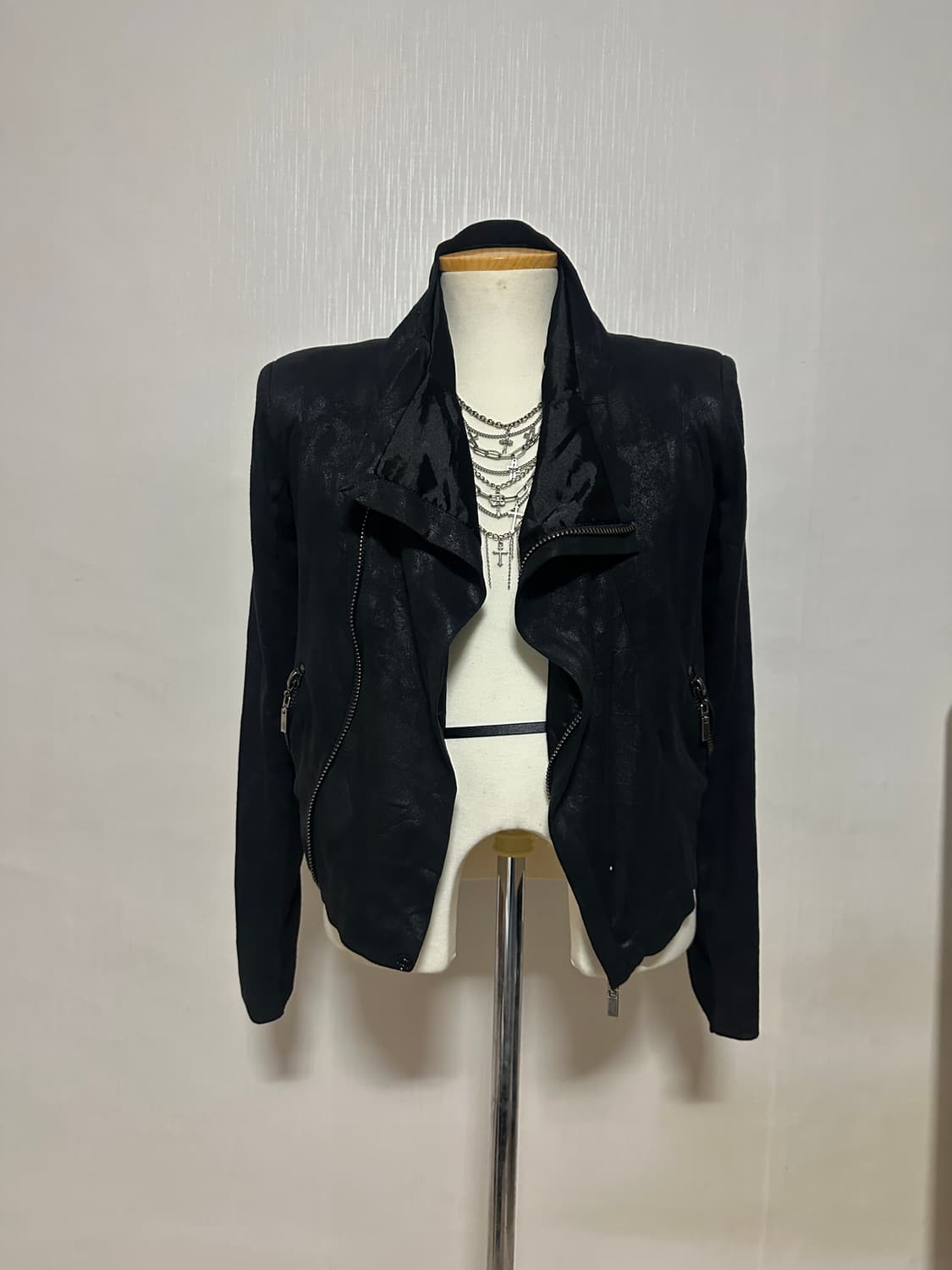 Vintage Highneck short cardigan 상품이미지2