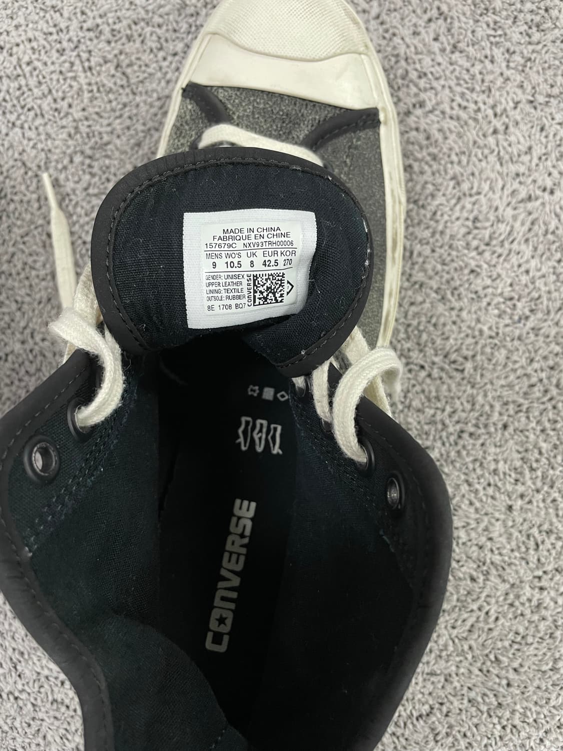 (30% OFF) 컨버스 잭퍼셀 크랙 레더 하이 상품이미지6