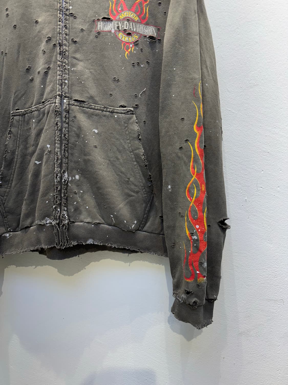 빈티지 후드집업 상품이미지5