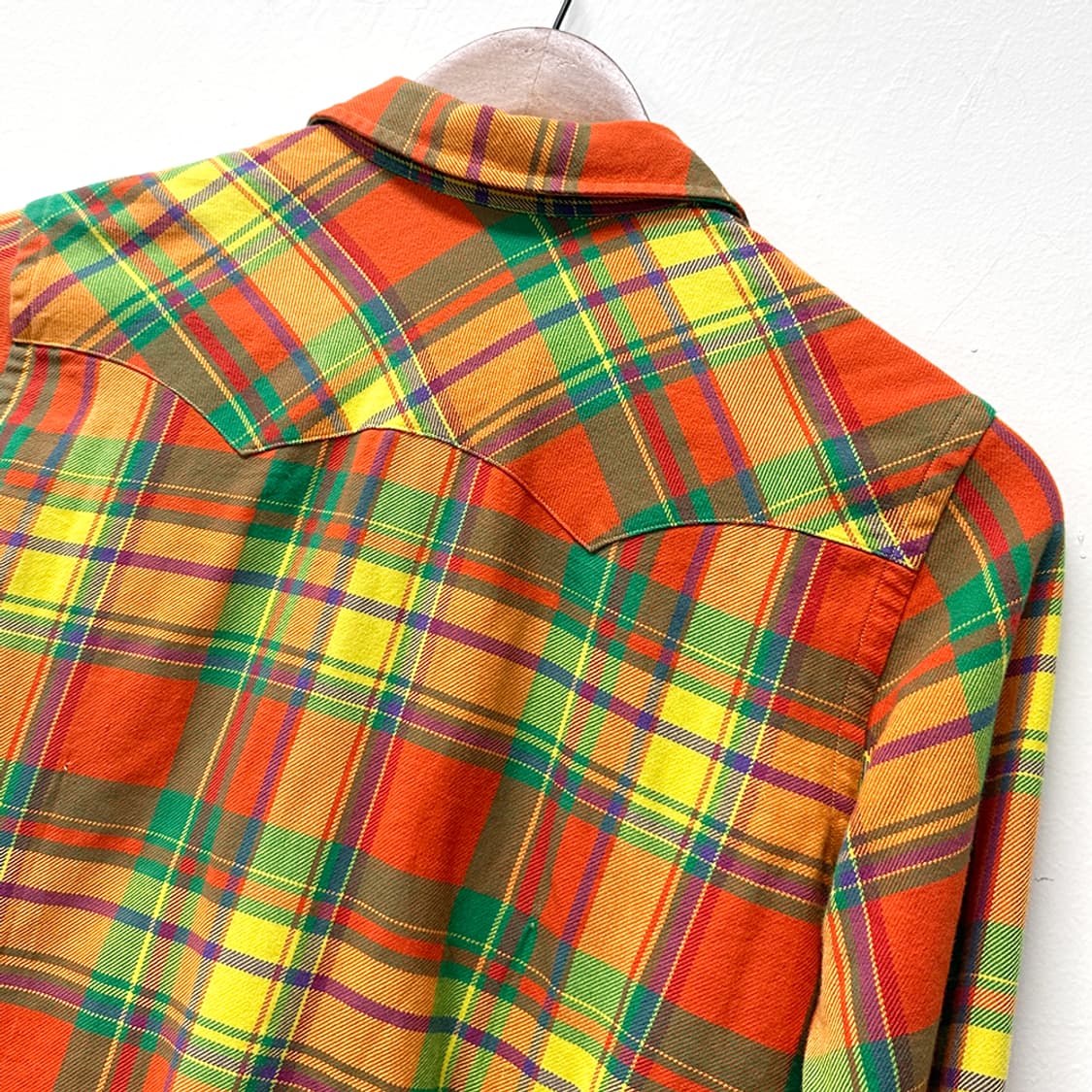 폴로 랄프로렌 웨스턴 셔츠 체크 남방 긴팔 슬림핏 여성 매장판 상품이미지4