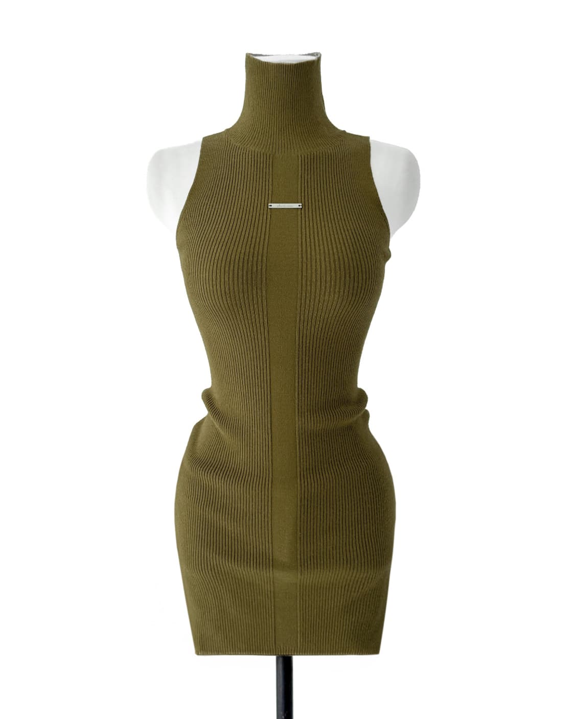 클라우드이모션 나인드 홀터 원피스 올리브 상품이미지2