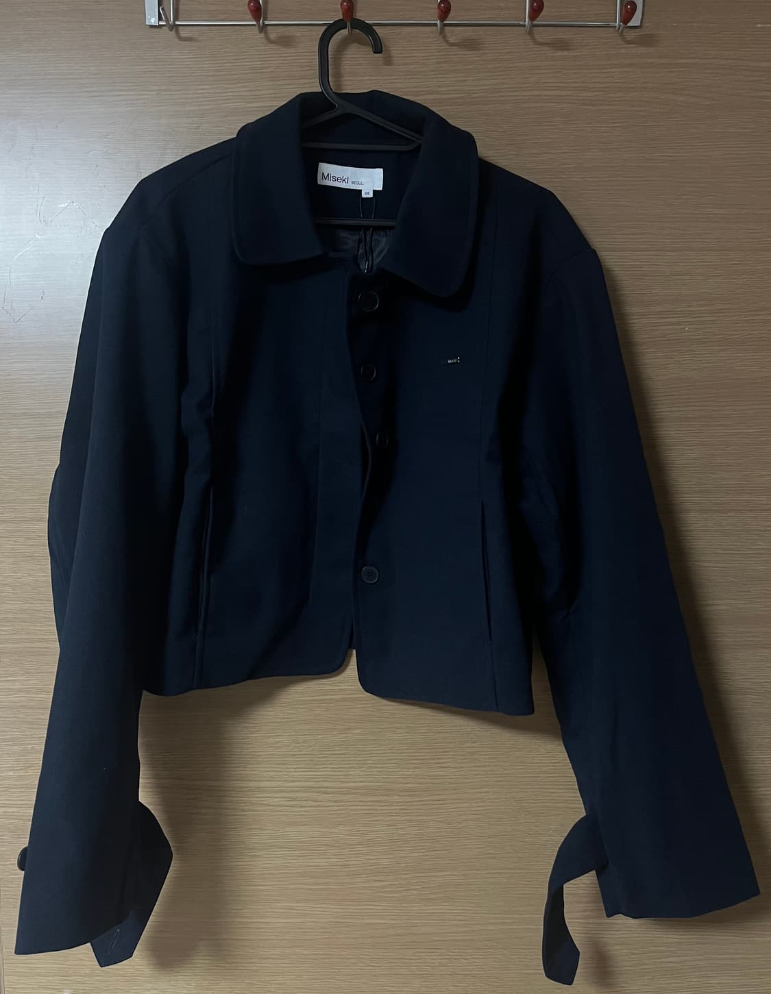 미세키서울 Round collar jacket NAVY 상품이미지1