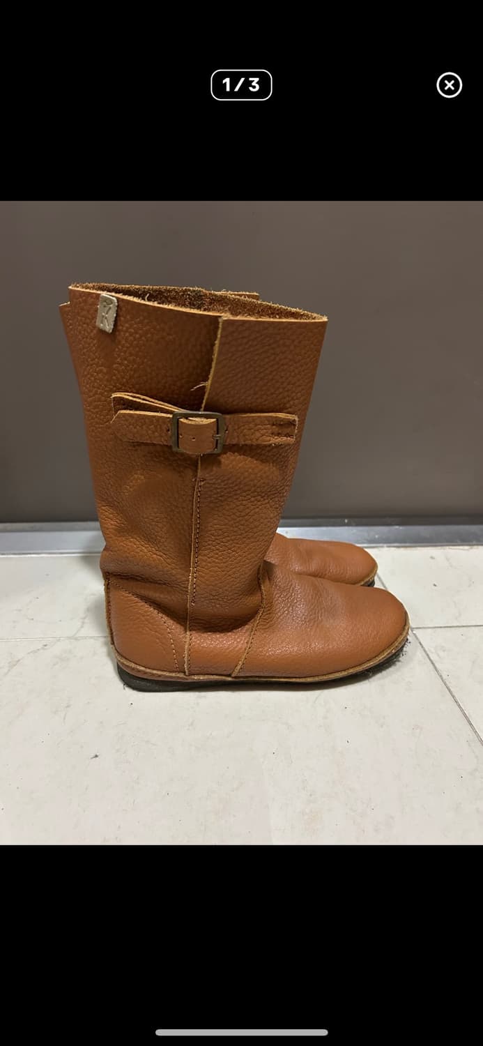 꼼데가르송st 브라운 빈티지 부츠 상품이미지1