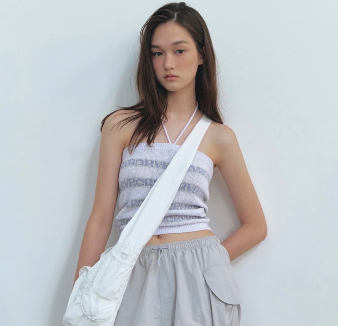그로브 홀터넥 퍼플 MELLOW BUSTIER 상품이미지1