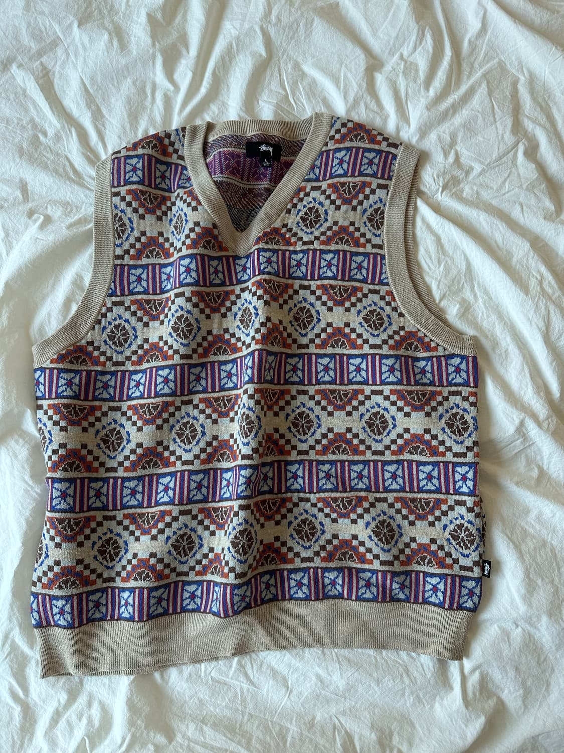 Stussy giza knit vest 상품이미지2