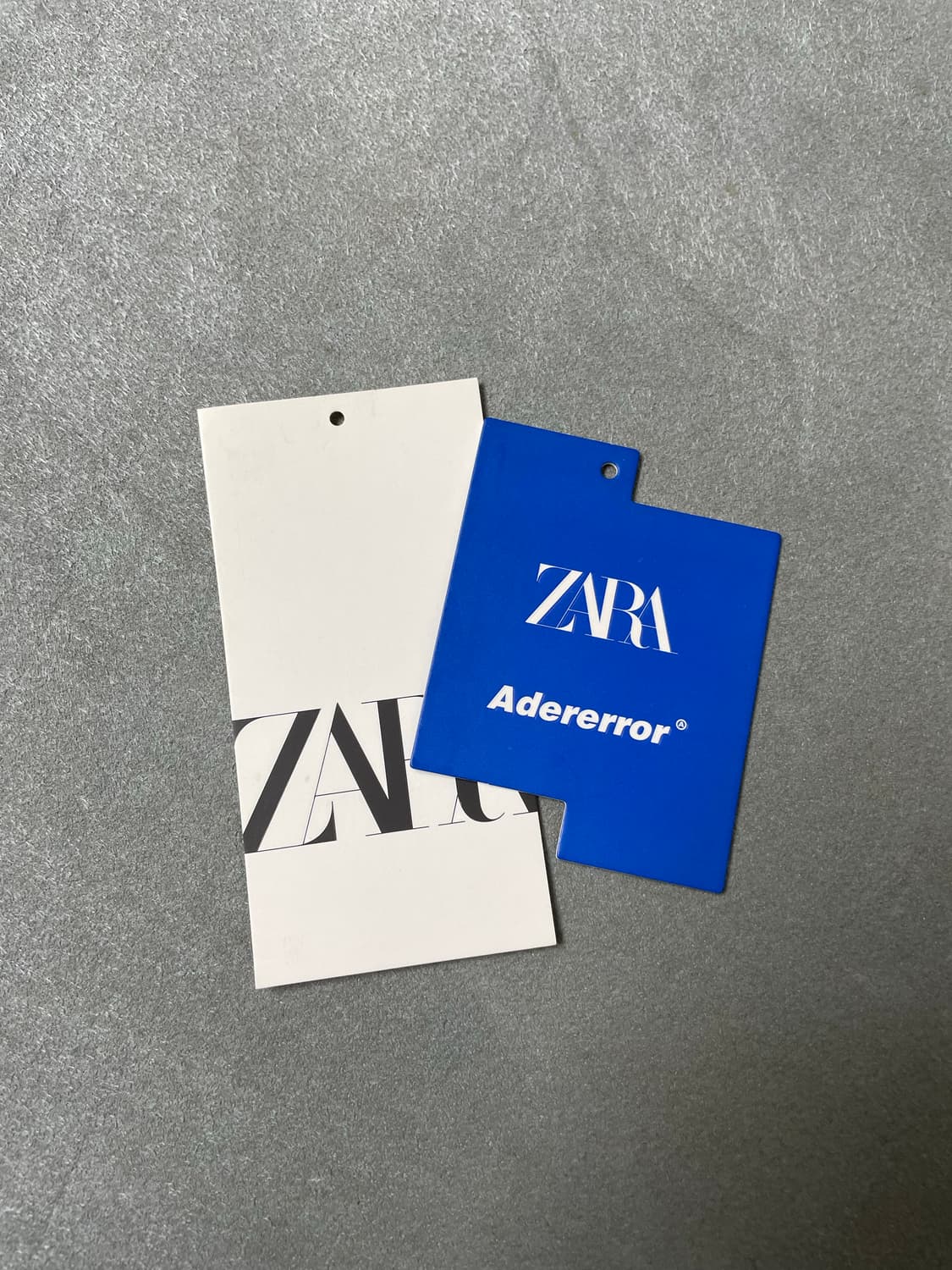 자라 x 아더에러 패치워크 오버사이즈 스웨터 블루 상품이미지6