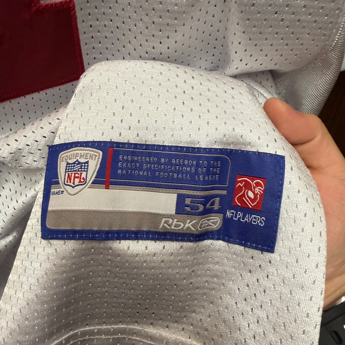 리복 NFL 풋볼 미식축구 져지 54 사이즈 상품이미지5