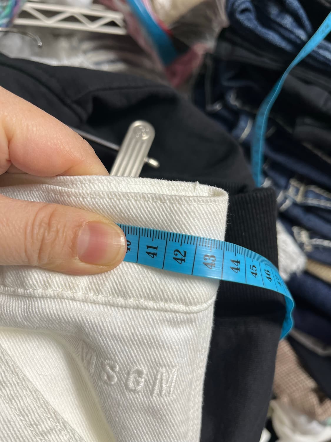 MSGM 엠에스지엠 화이트 반바지 46  상품이미지6