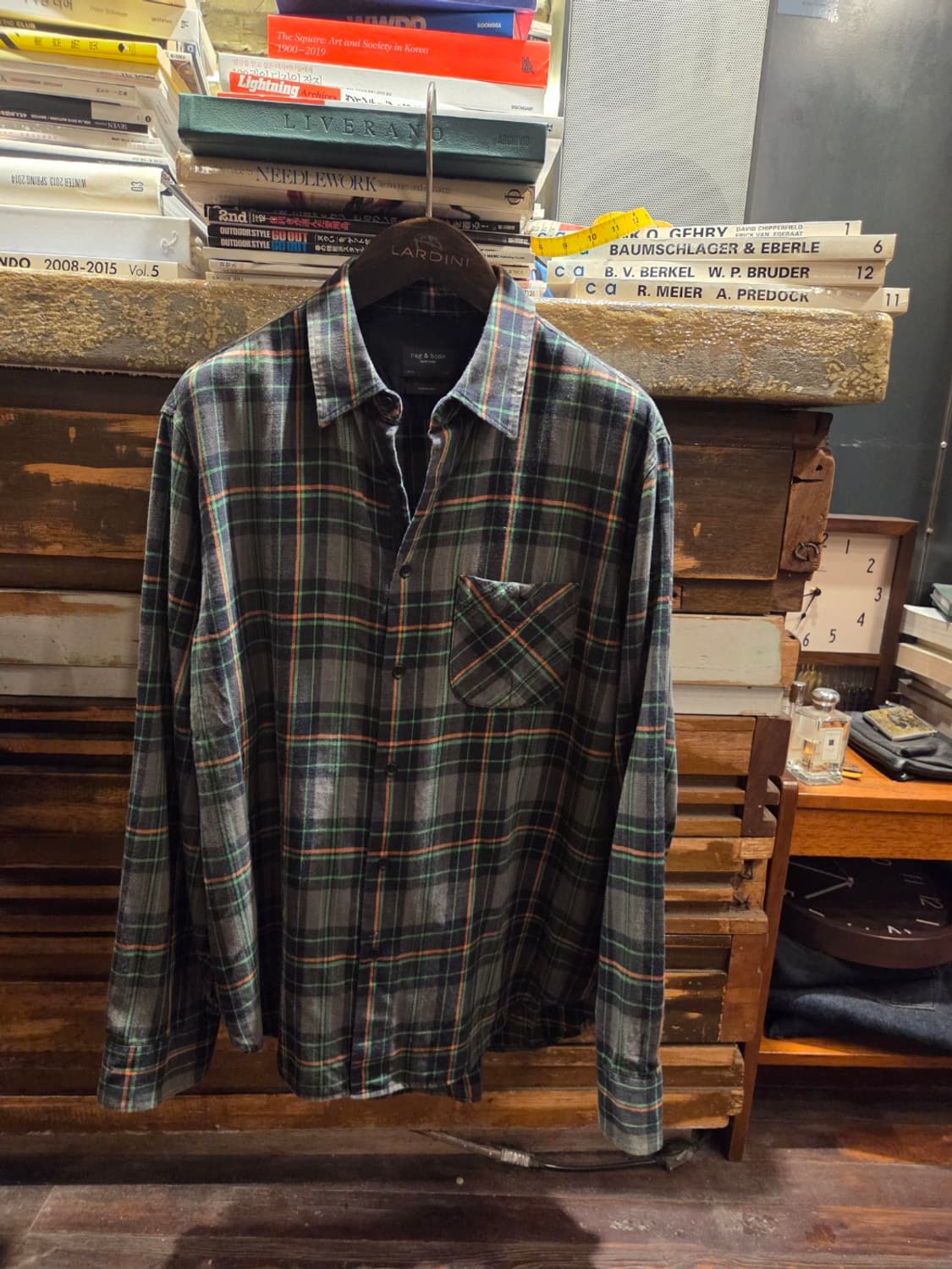 랙앤본 플란넬셔츠 상품이미지4