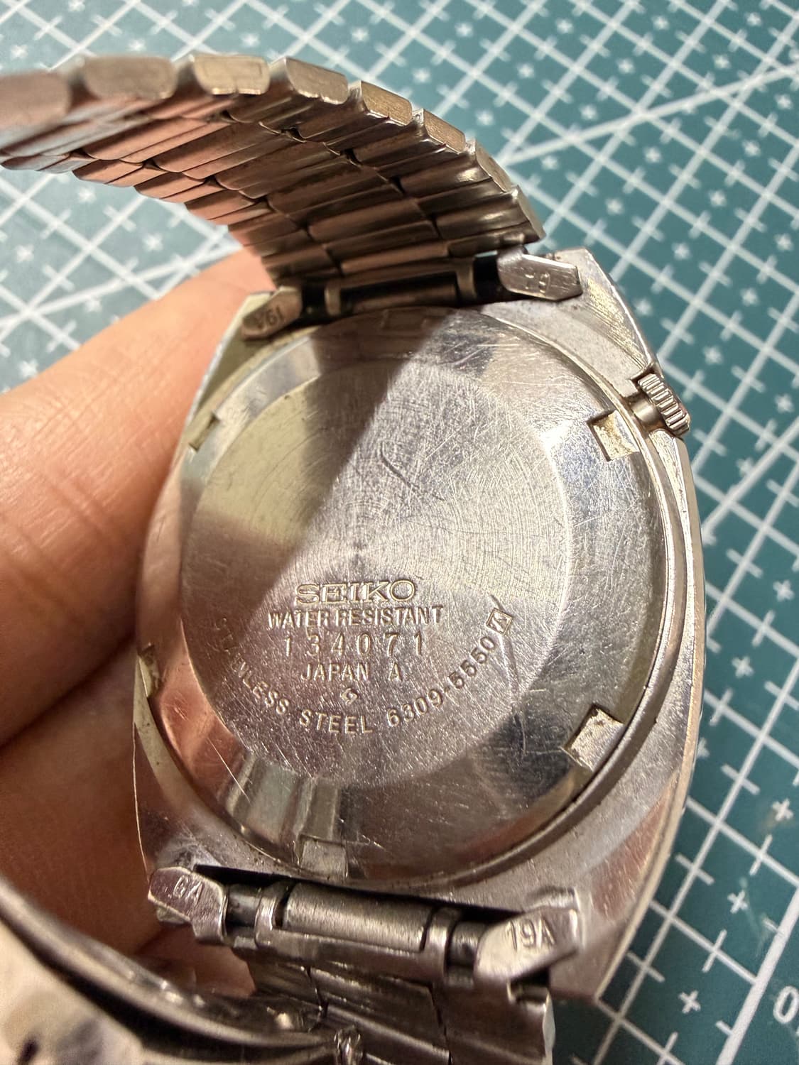 81년산 빈티지 세이코 5 오토매틱 (6309무브) 사각 TV 상품이미지2