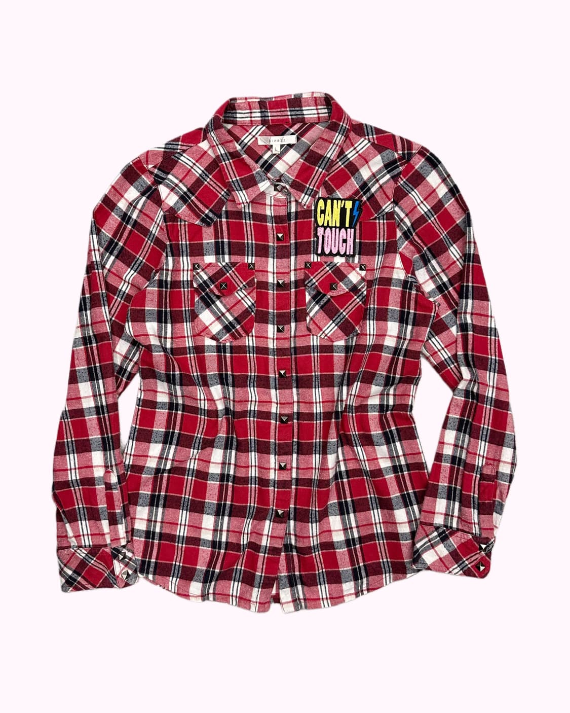 check stud western shirt 상품이미지1