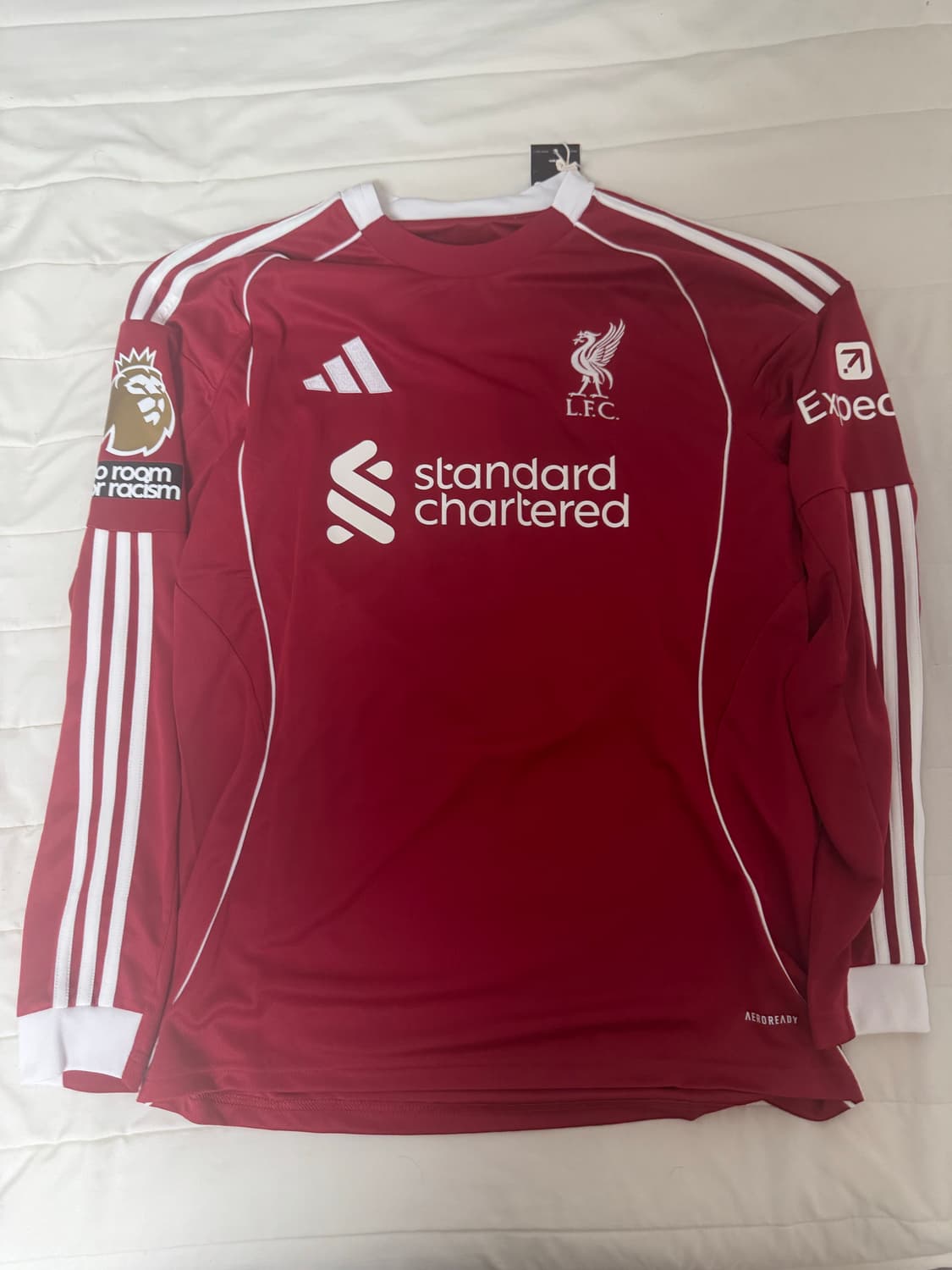 L 긴팔 리버풀 2025-2026시즌 홈 유니폼 비르츠 상품이미지1