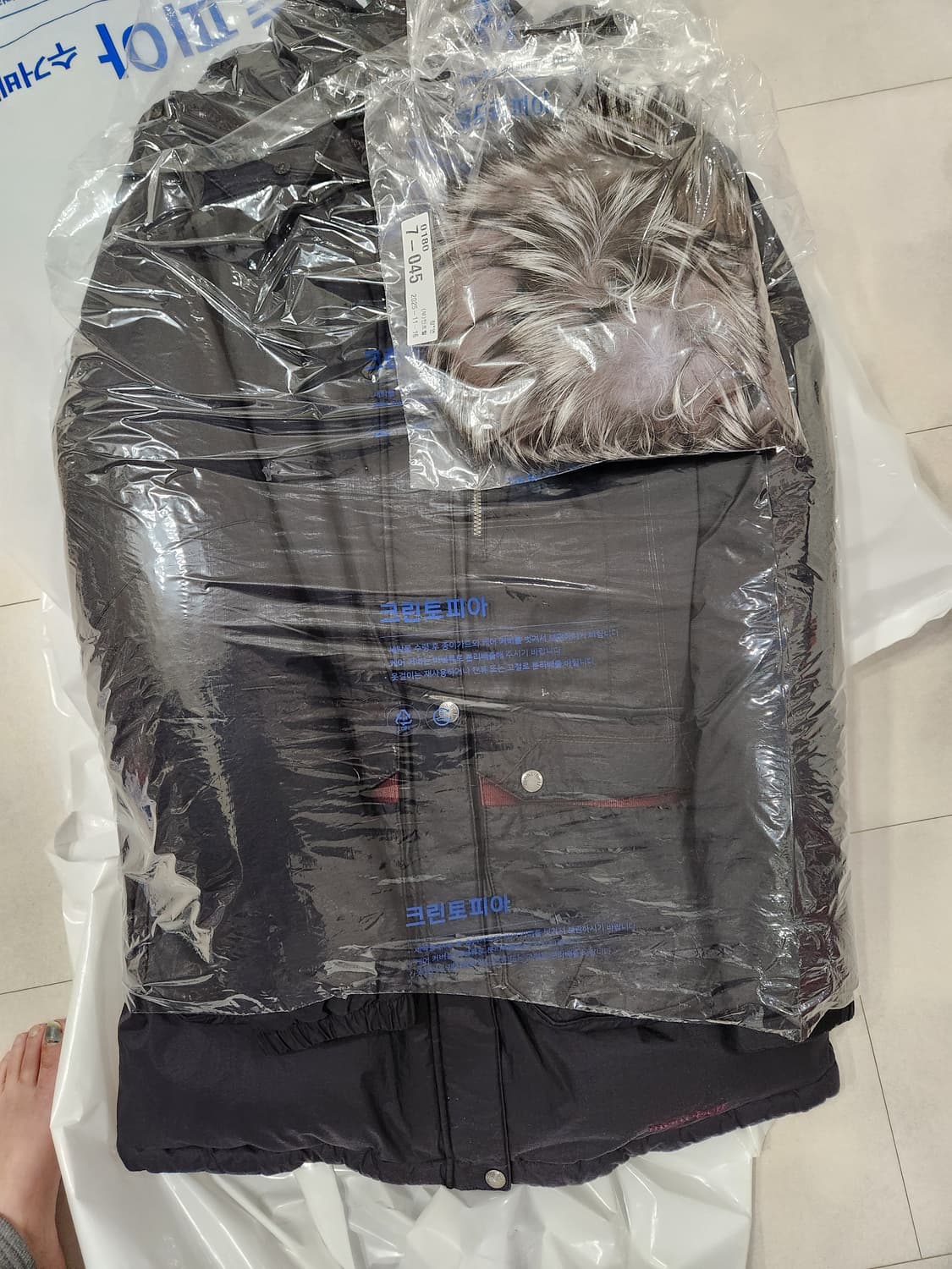 몽벨여성헤비롱구스다운 블랙 상품이미지9