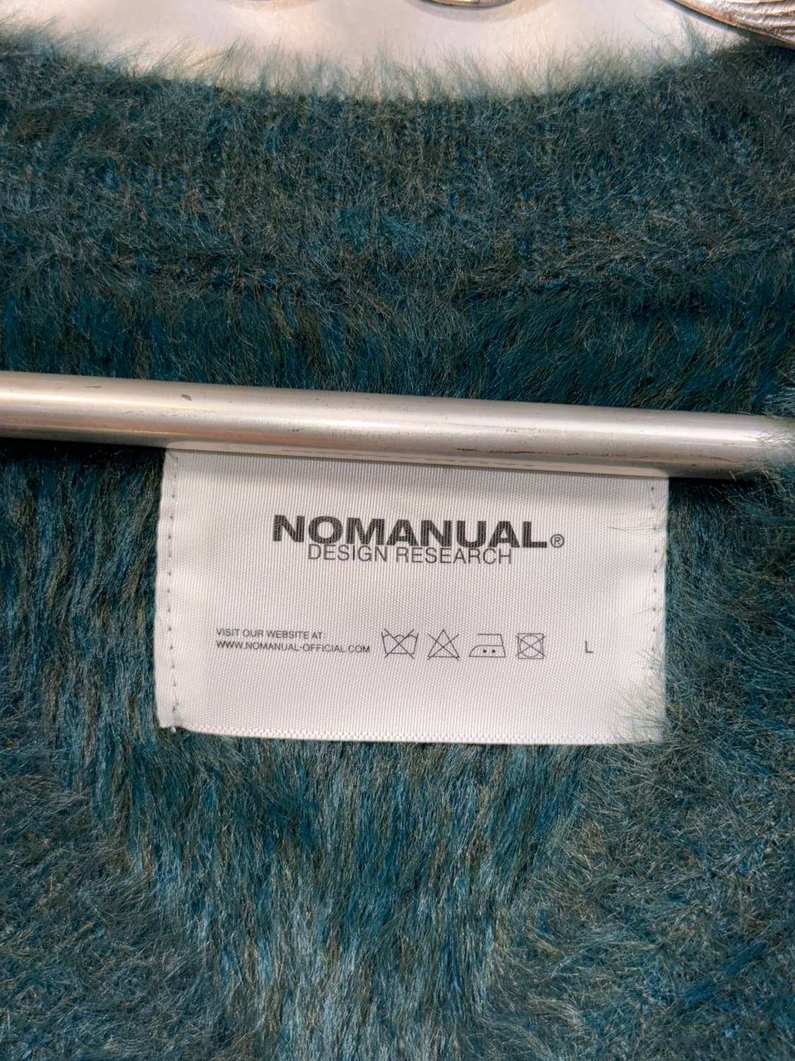 NOMANUAL CROPPED HAIRY KNIT - FOREST L 상품이미지7