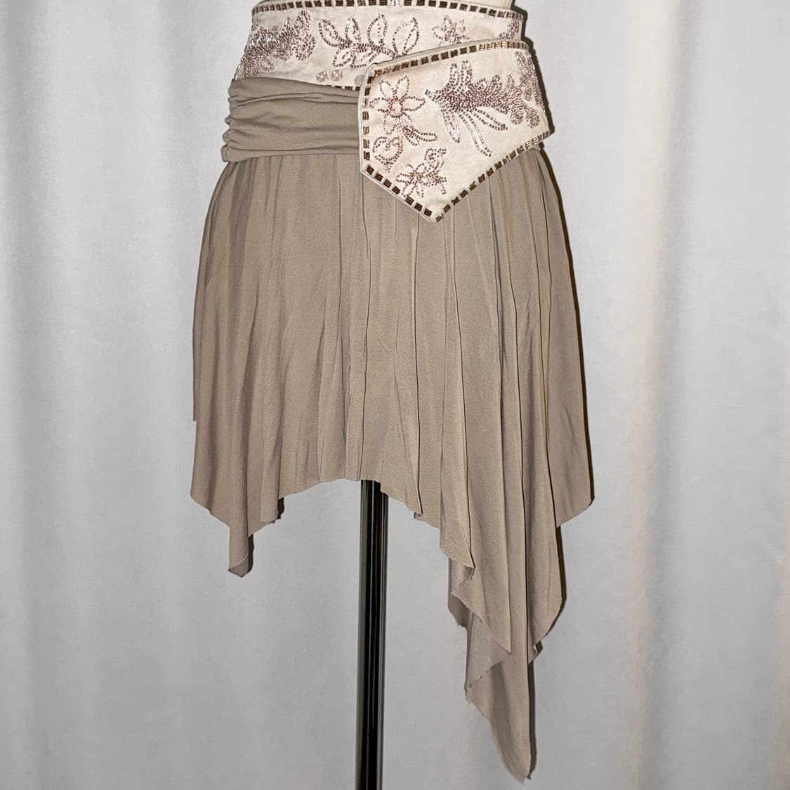 스컬프터 저지 스커트- 베이지 상품이미지5