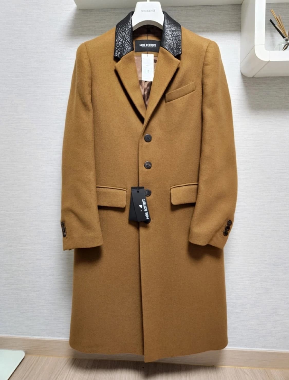 (새상품)닐바렛 토바코 코트 50사이즈 상품이미지1