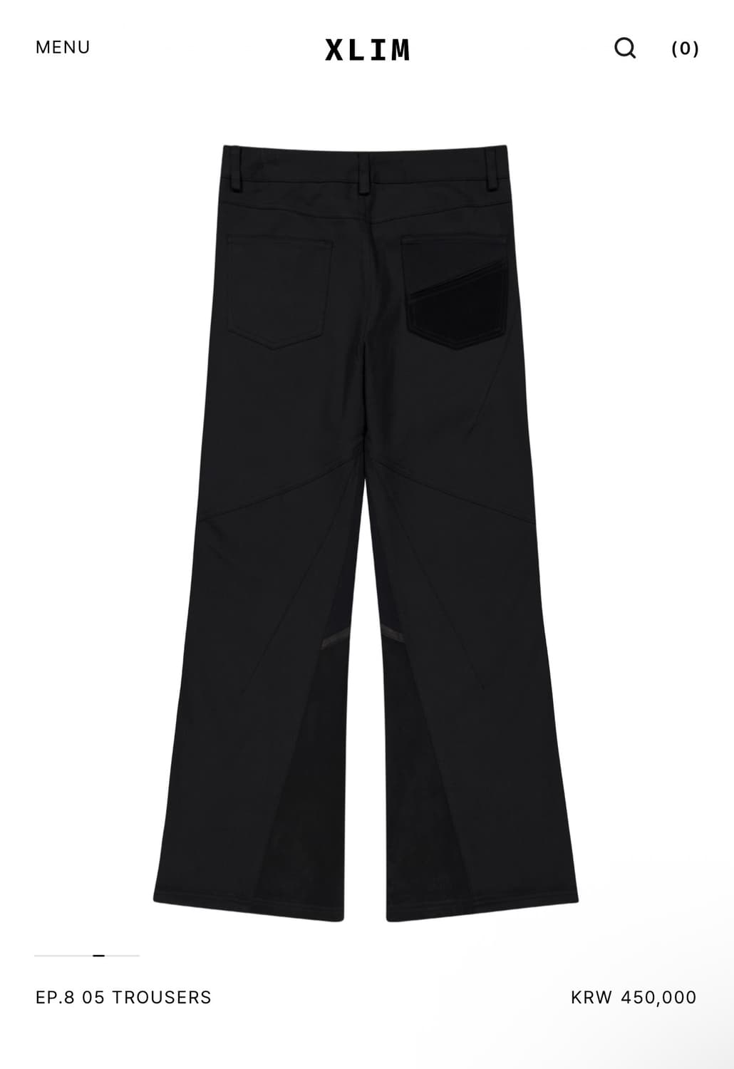 XLIM EP.8 05 TROUSERS 상품이미지1