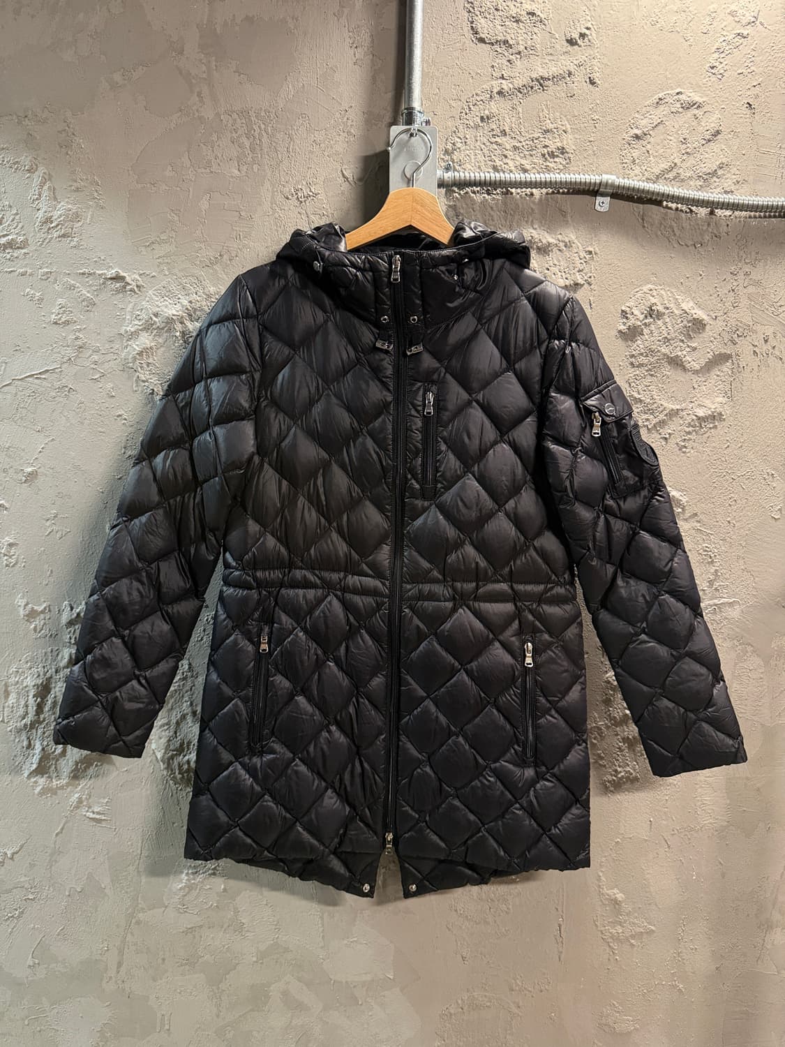 로렌 랄프로렌 다이아 퀼팅 후드 다운 자켓 XS 상품이미지1