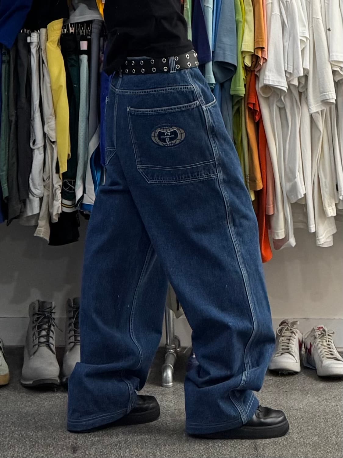 WU WEAR 와이드 데님팬츠 상품이미지7