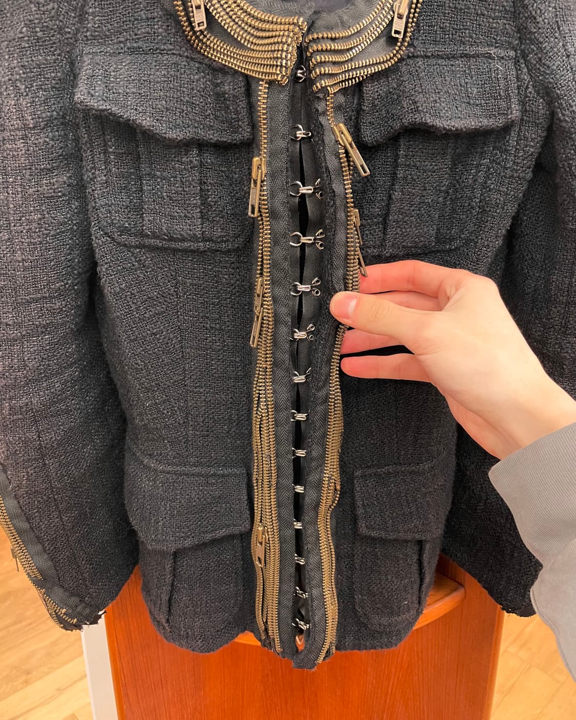 [34] 발망 2010 크리스토프 데카르넹 트위드 자켓 상품이미지9