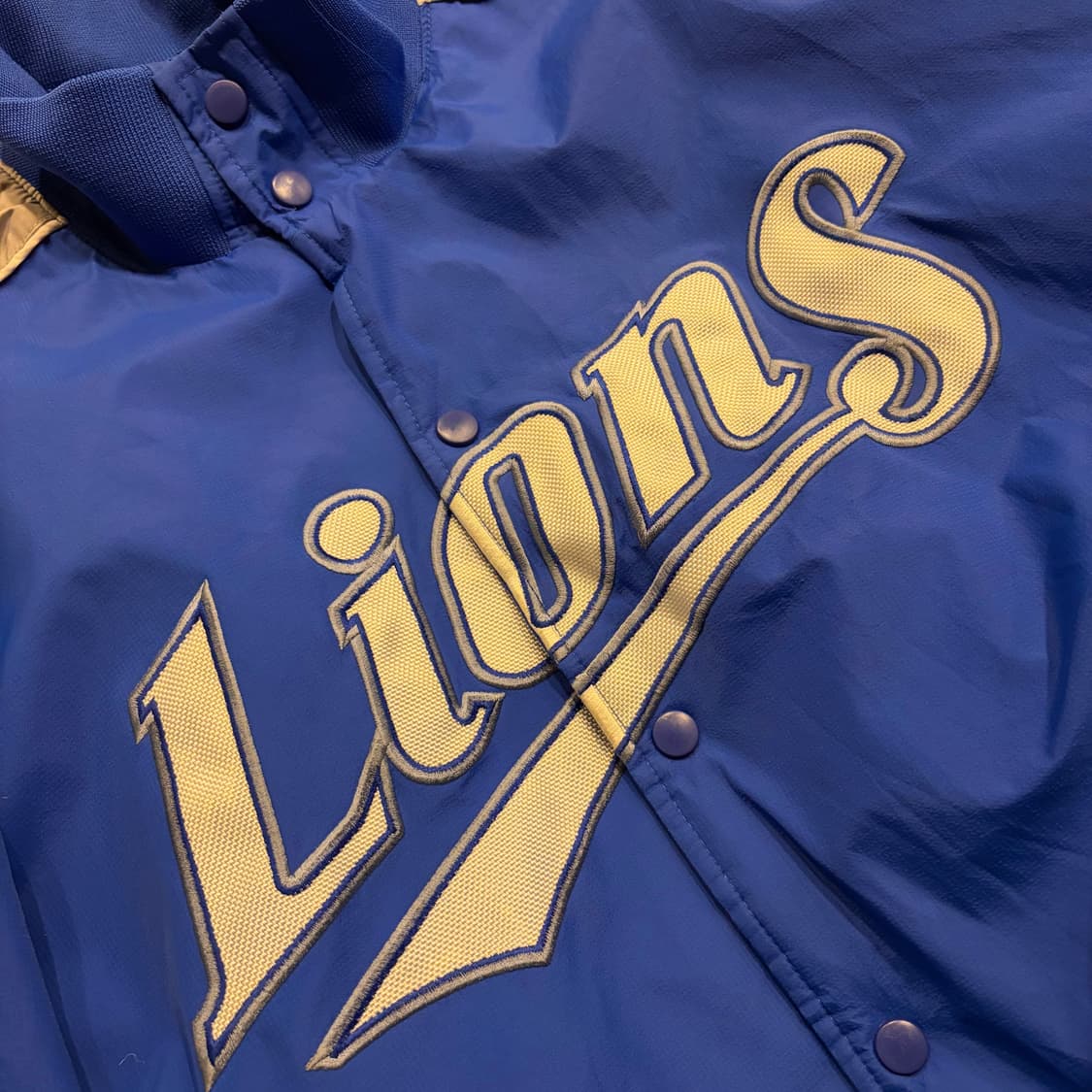 [3XL] 삼성라이온즈 초판 Lions 블루 야구점퍼 81 C527 상품이미지5