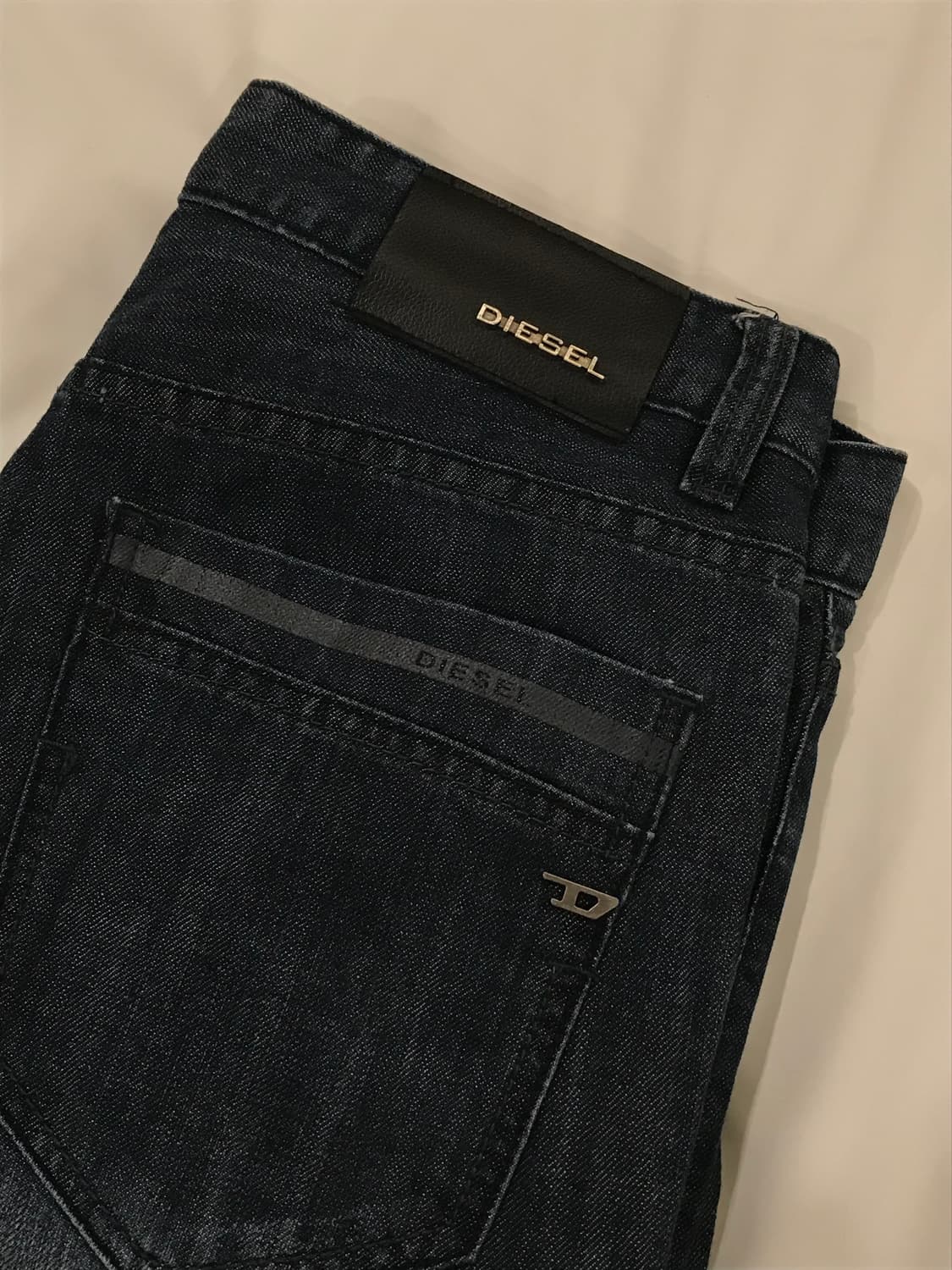 디젤 빈티지 로고 워싱 데님 32 팬츠 상품이미지7