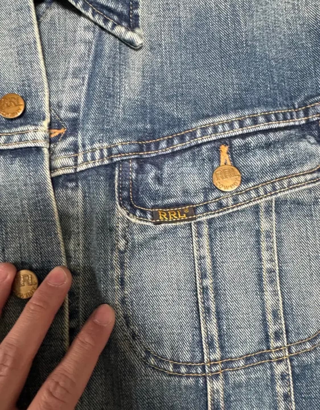 더블알엘 lot271 리랜드 데님자켓 xl 상품이미지5