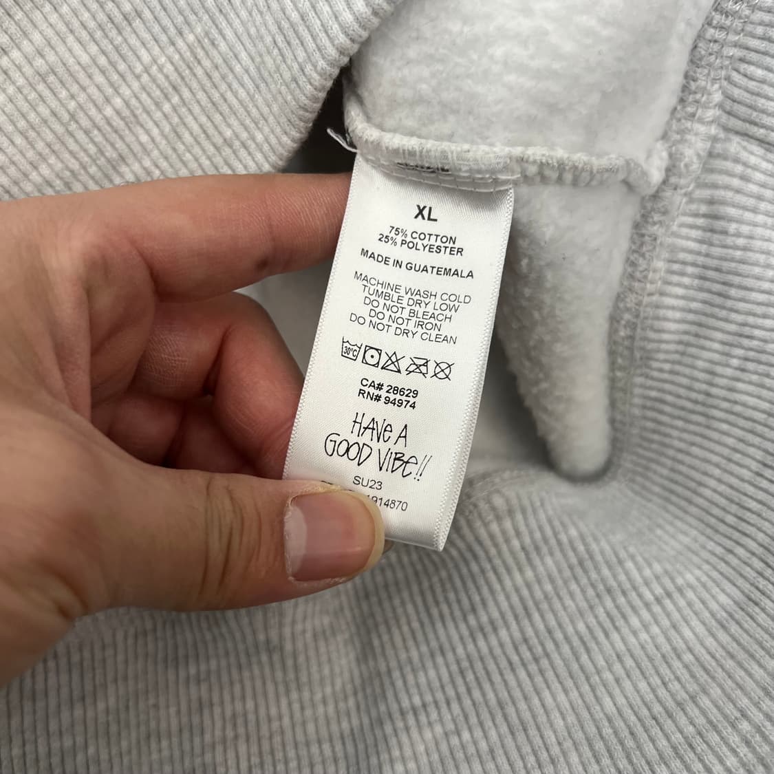 스투시 2022 베이직 크루넥 애쉬 헤더 상품이미지6