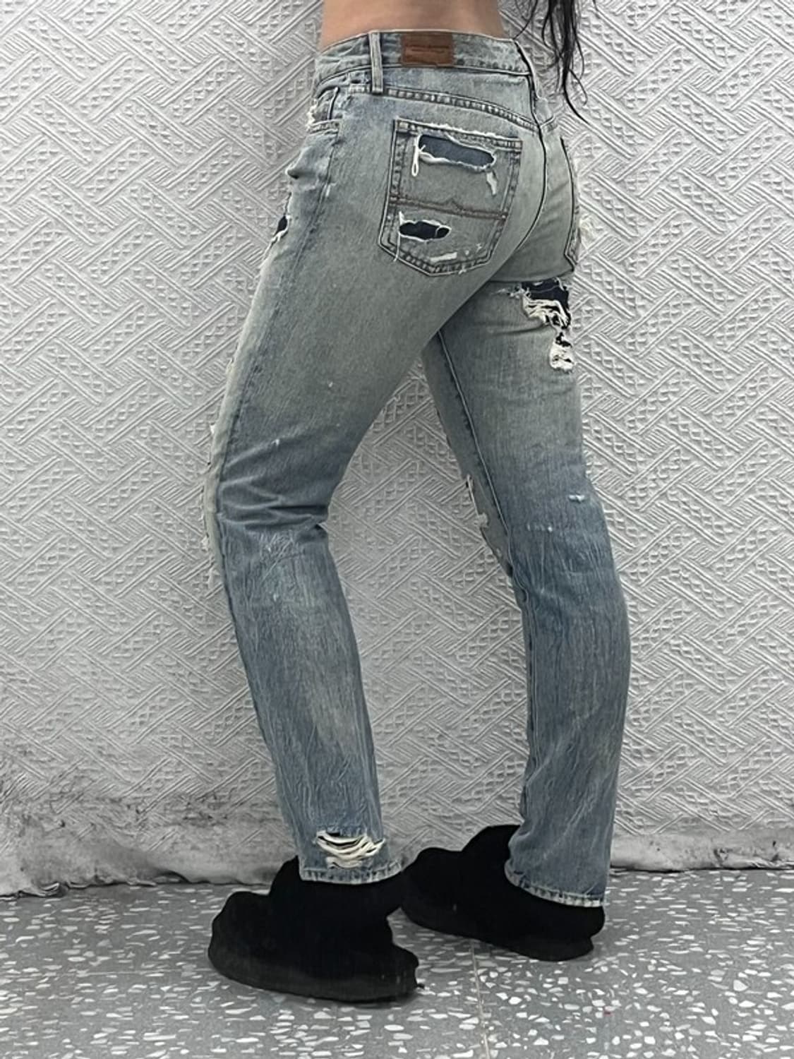 데님 앤 서플라이 그런지 디스트로이드 데님팬츠 27인치 C08427 상품이미지2