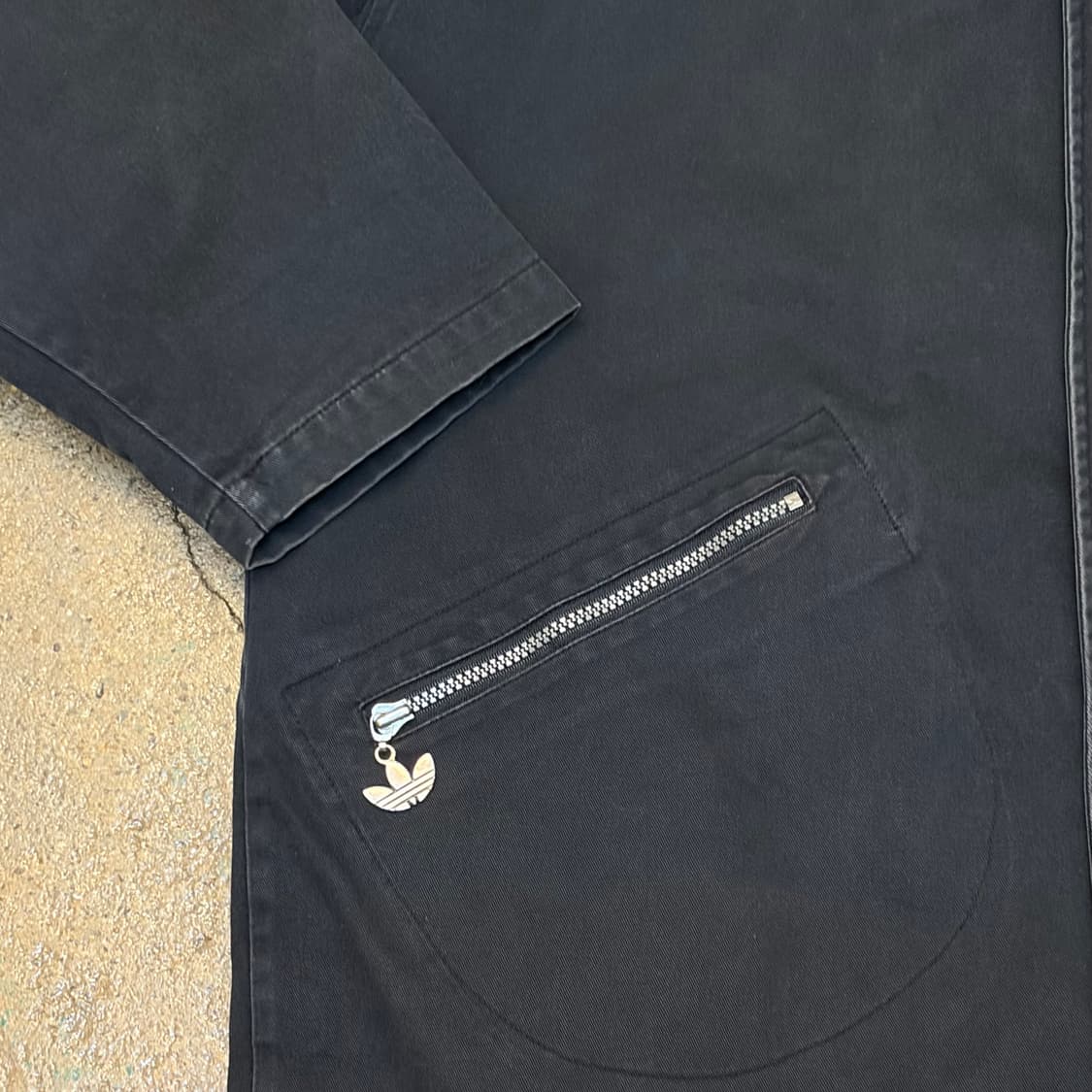 80s USA 빈티지 아디다스 후드 하프코트 패딩 상품이미지9