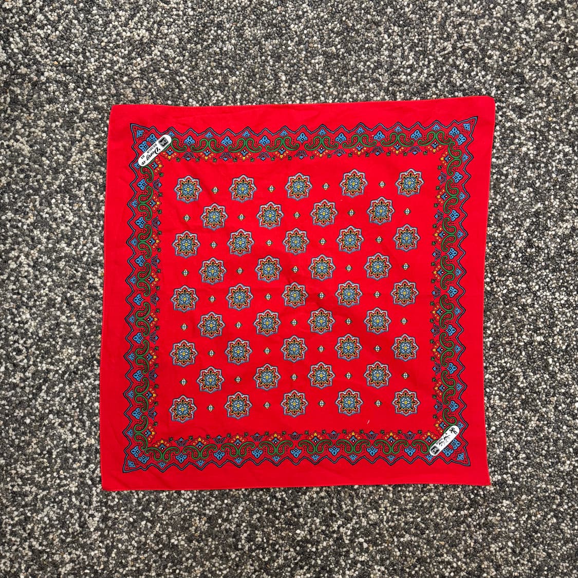빈티지 플로럴 반다나 (59x59cm)   상품이미지1