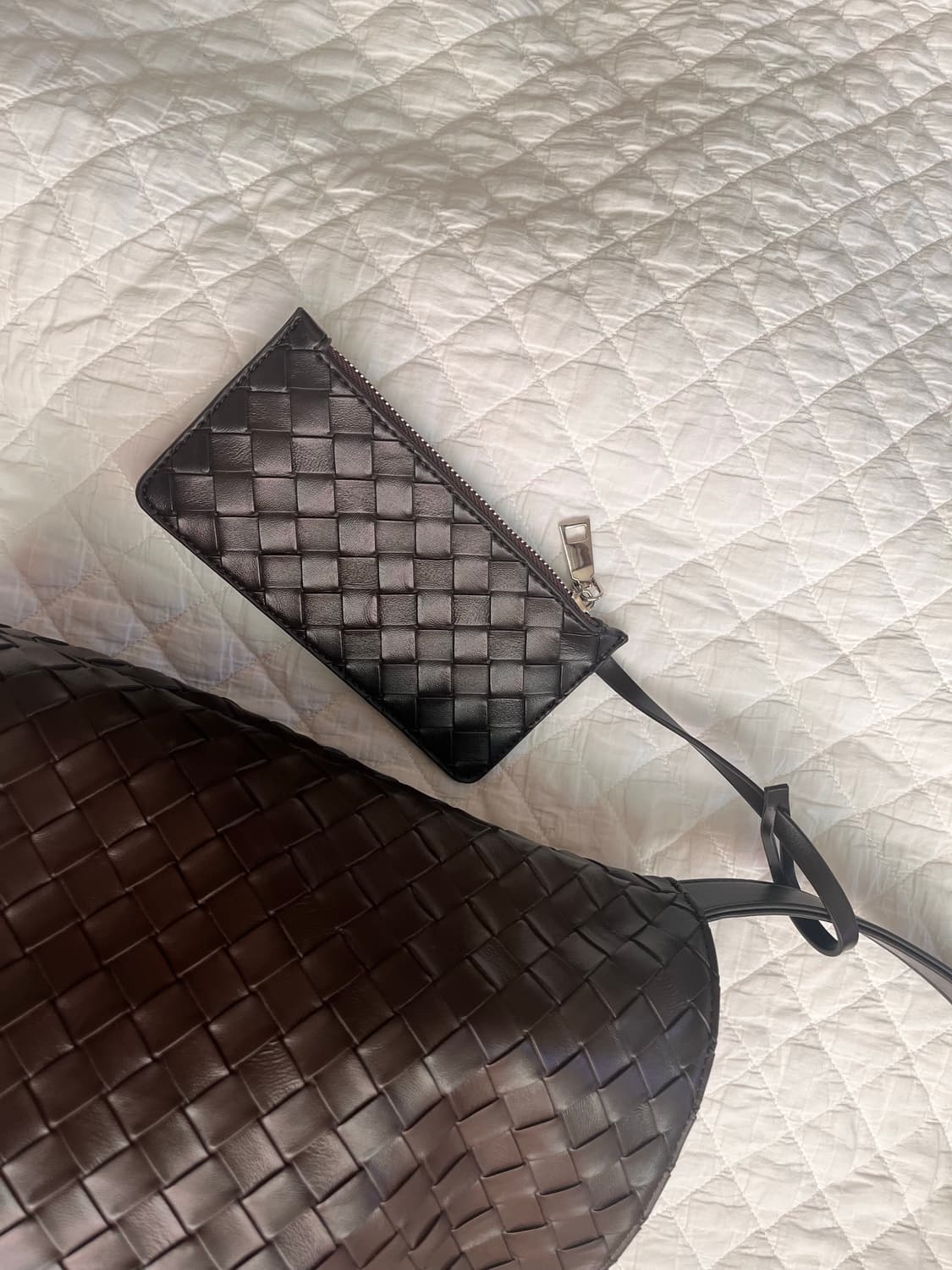 아노에틱 위빙백 숄더백 다크브라운 상품이미지3