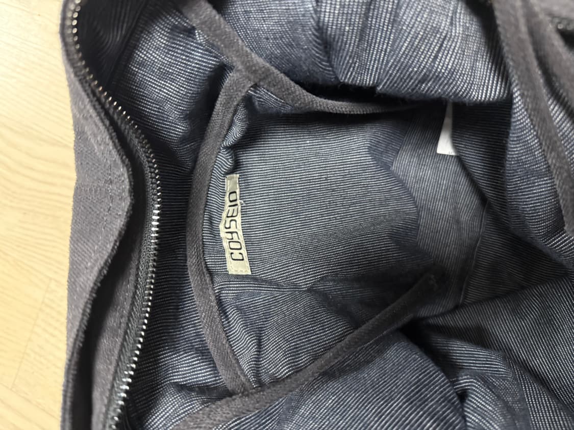 코이세이오 스트라이프 크로스백 차콜  상품이미지9