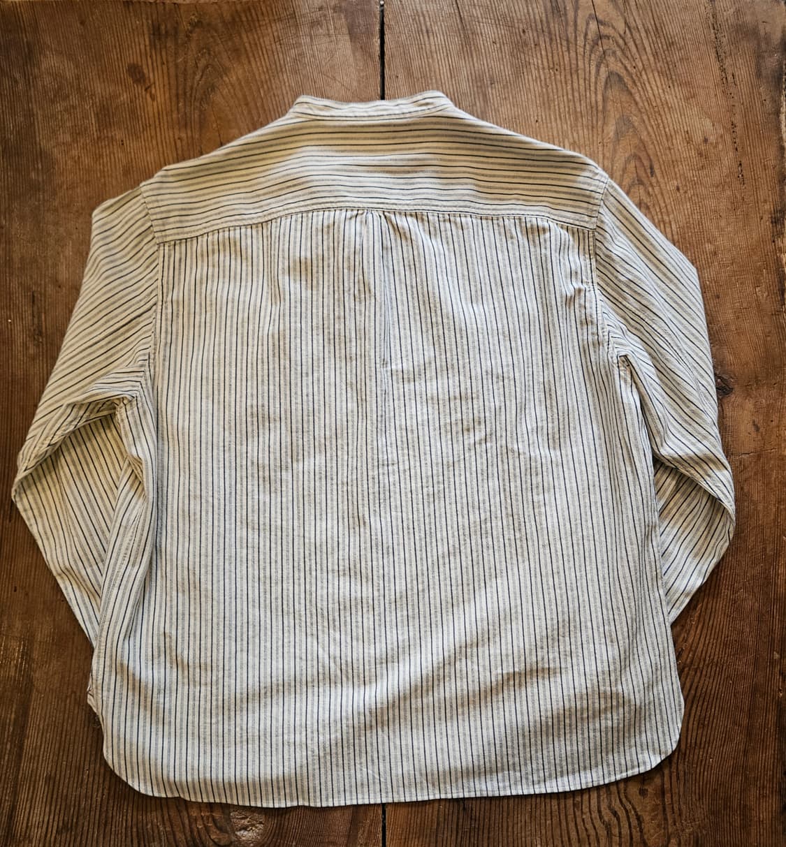 더블알엘 인디고 코튼 스트라이프 셔츠  상품이미지2