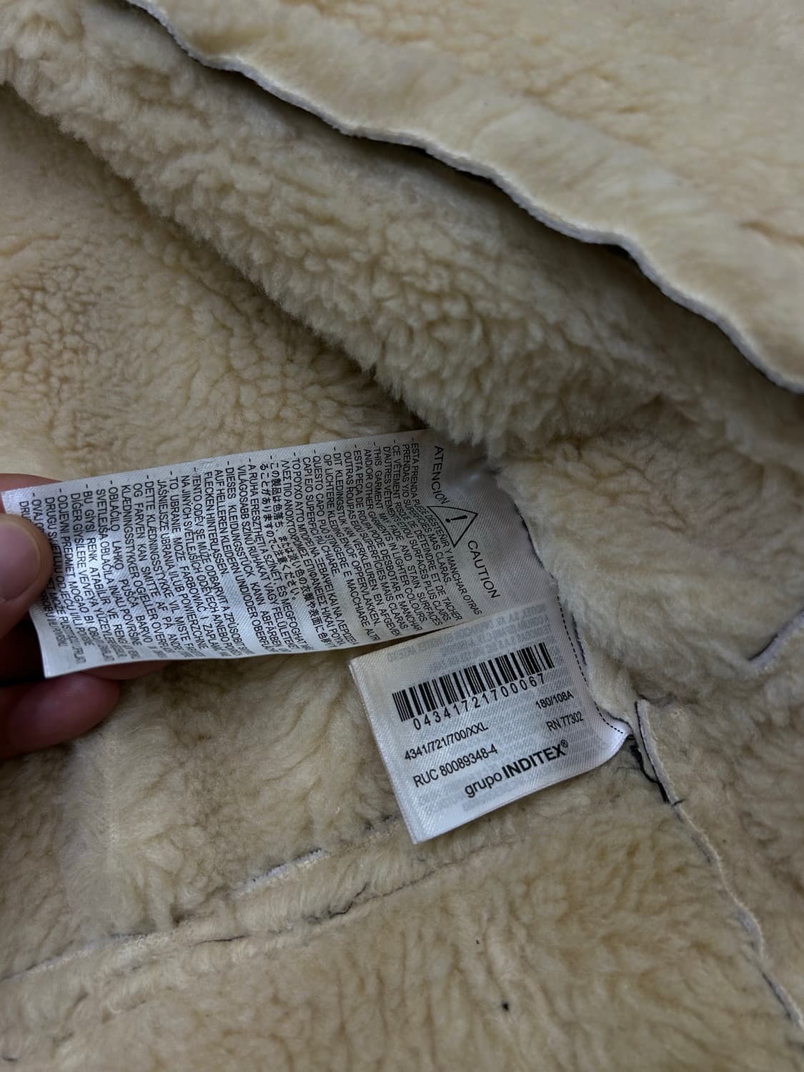 [2XL]ZARA 크롭 무스탕 자켓/브라운 상품이미지7