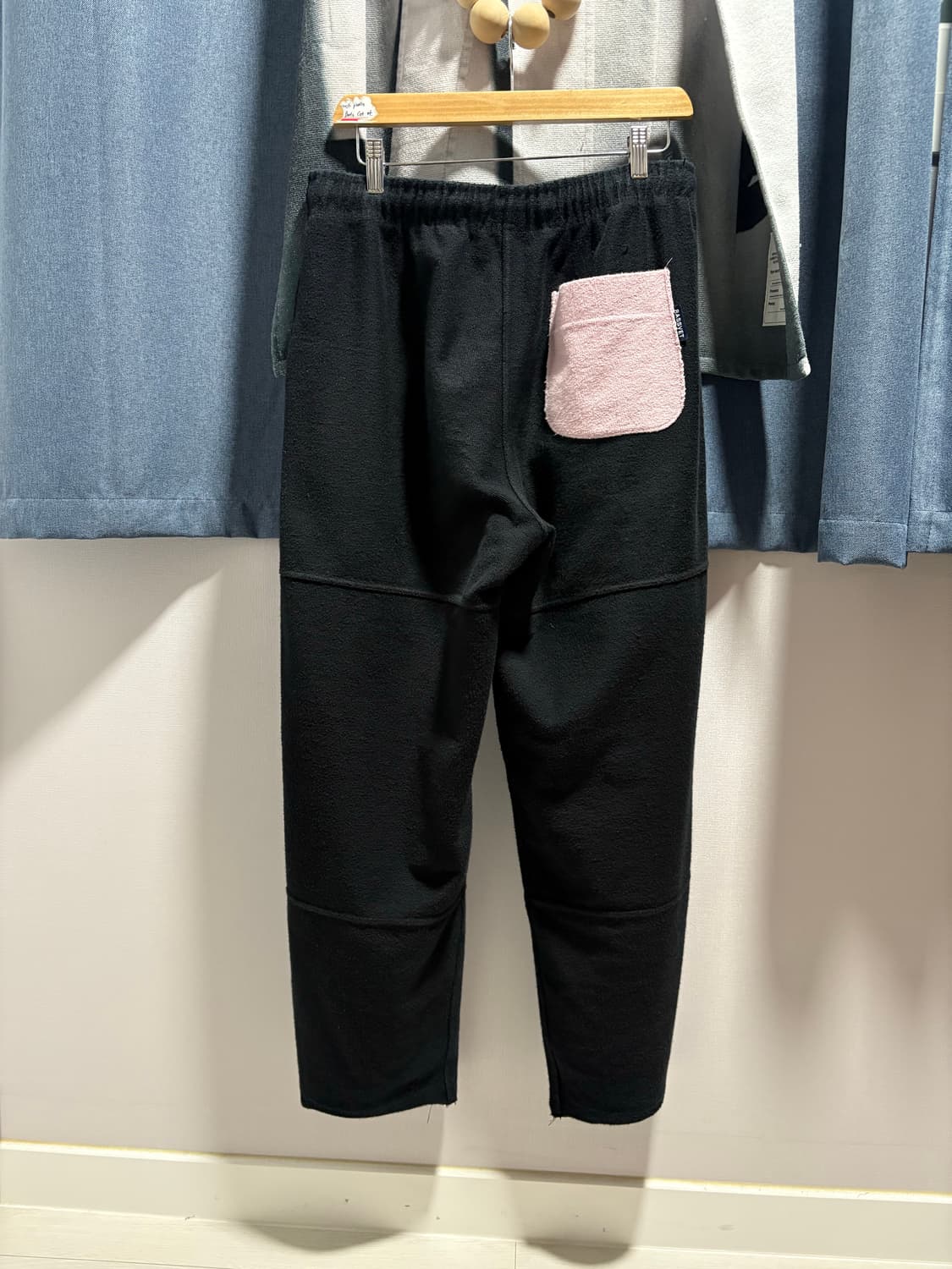 라스벳 스웻팬츠 블랙 상품이미지2