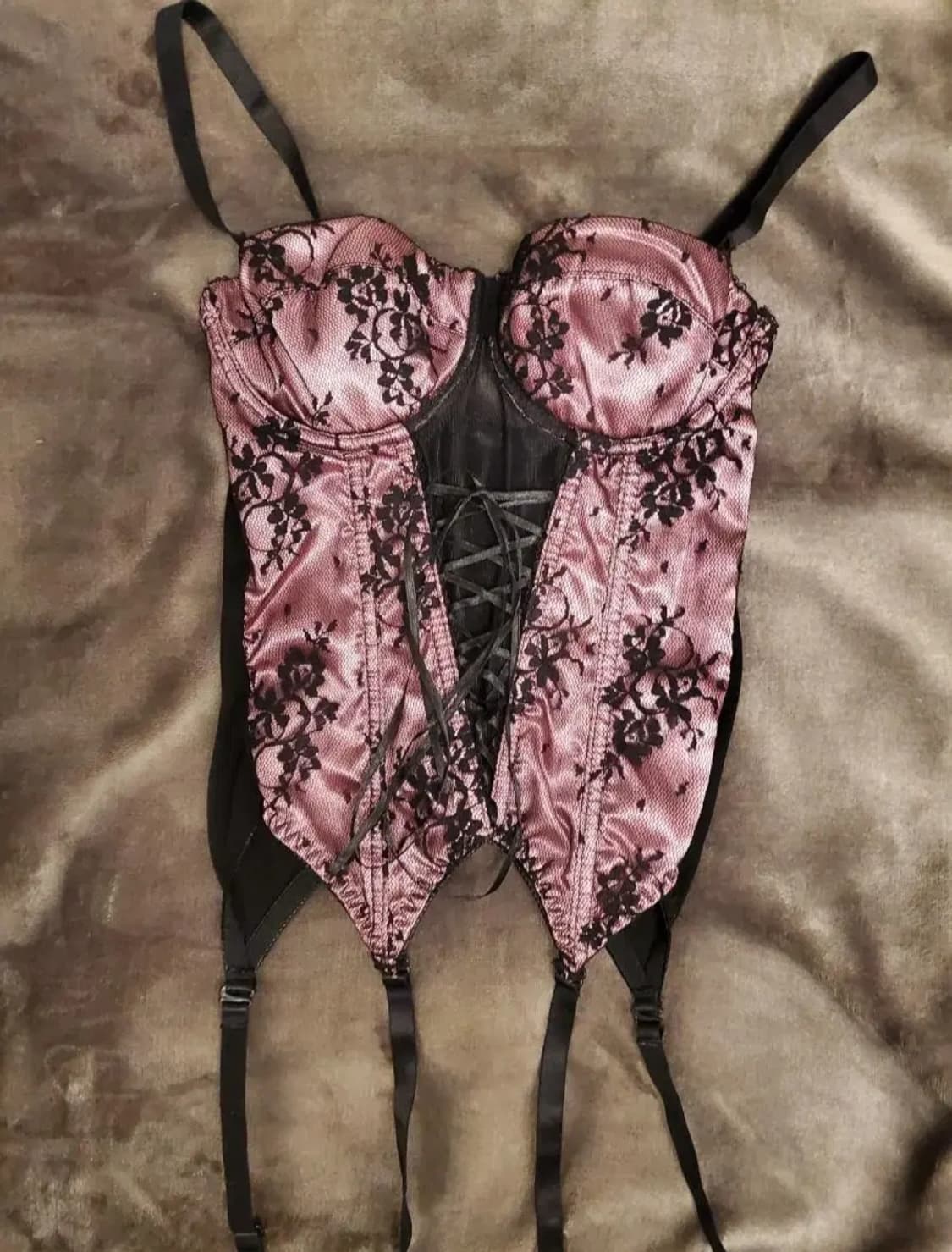 아보라빈티지 핑크 코르셋 상품이미지1