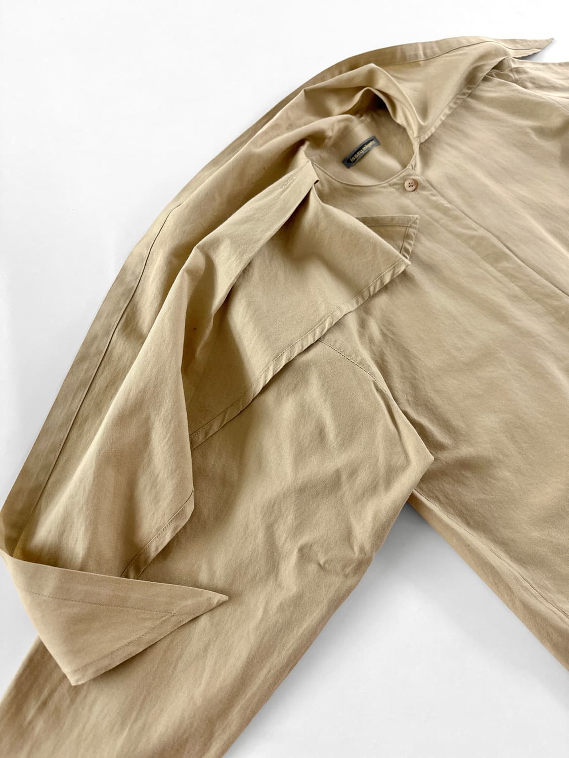 80s 이세이 미야케 드레이프 스카프 셔츠 상품이미지5