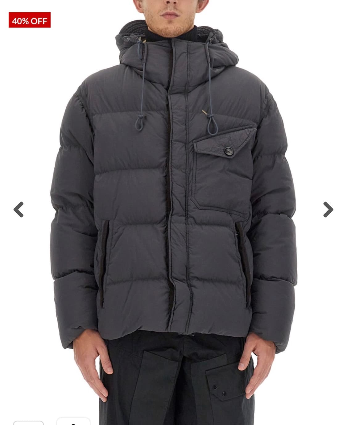 Ten C 텐씨 서바이벌 다운 패딩 차콜 상품이미지1