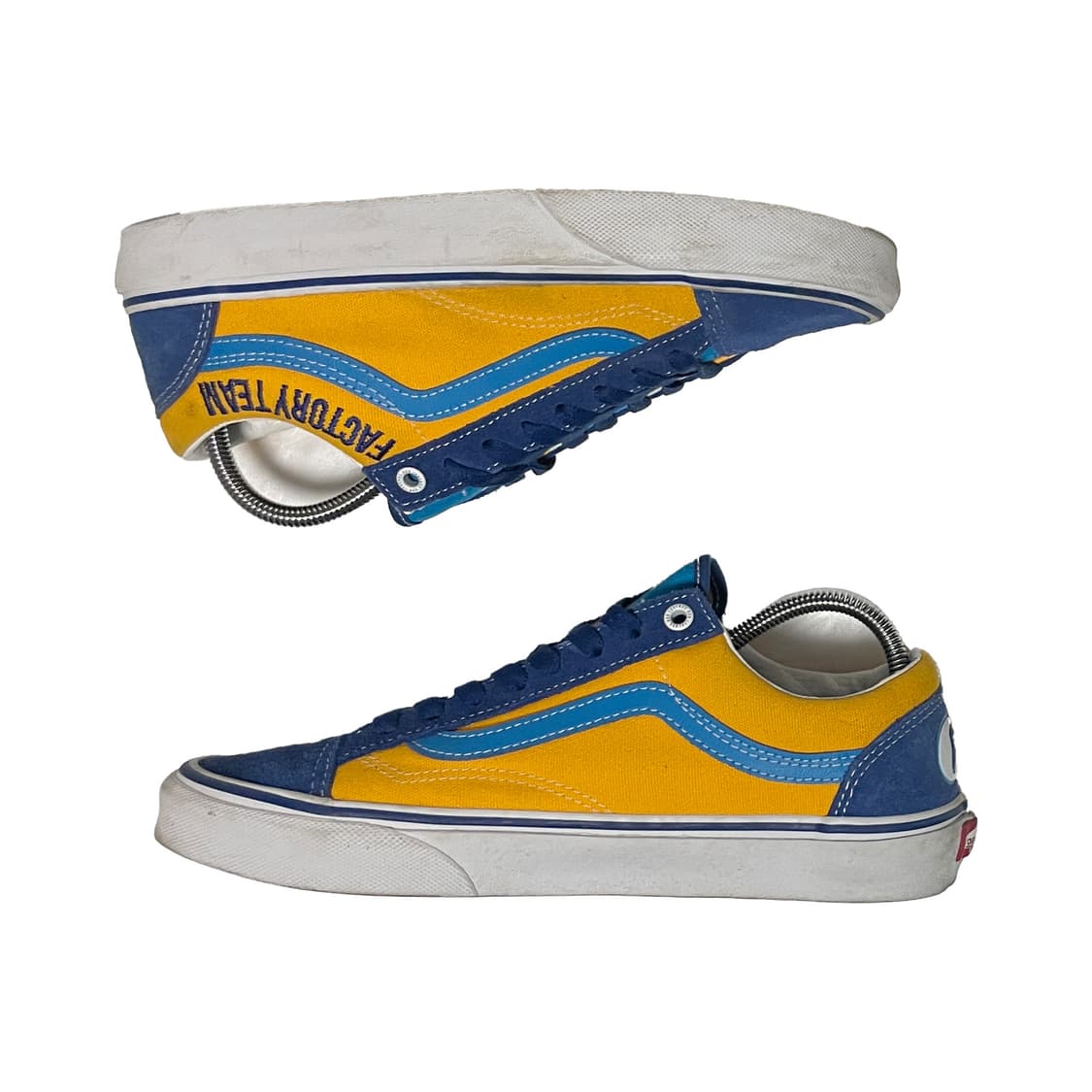 반스 올드스쿨 FACTORY TEAM 운동화 네이비/옐로우 상품이미지4