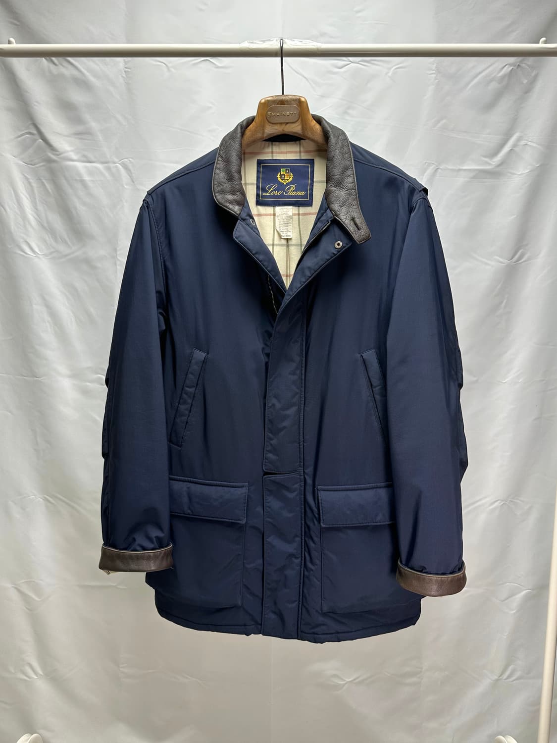 로로피아나 버라지 스톰시스템 하프코트 자켓 XL(105~110) 판매 상품이미지1