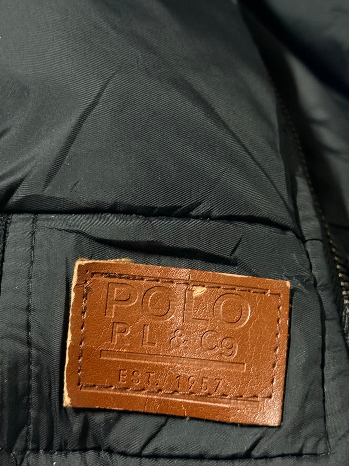 폴로 랄프로렌 빅포니 성조기 패딩 블랙 상품이미지5