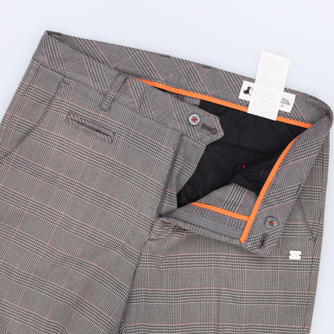 [32] 블랙앤화이트 남성 하운드투스 체크 팬츠 바지 3882 상품이미지4