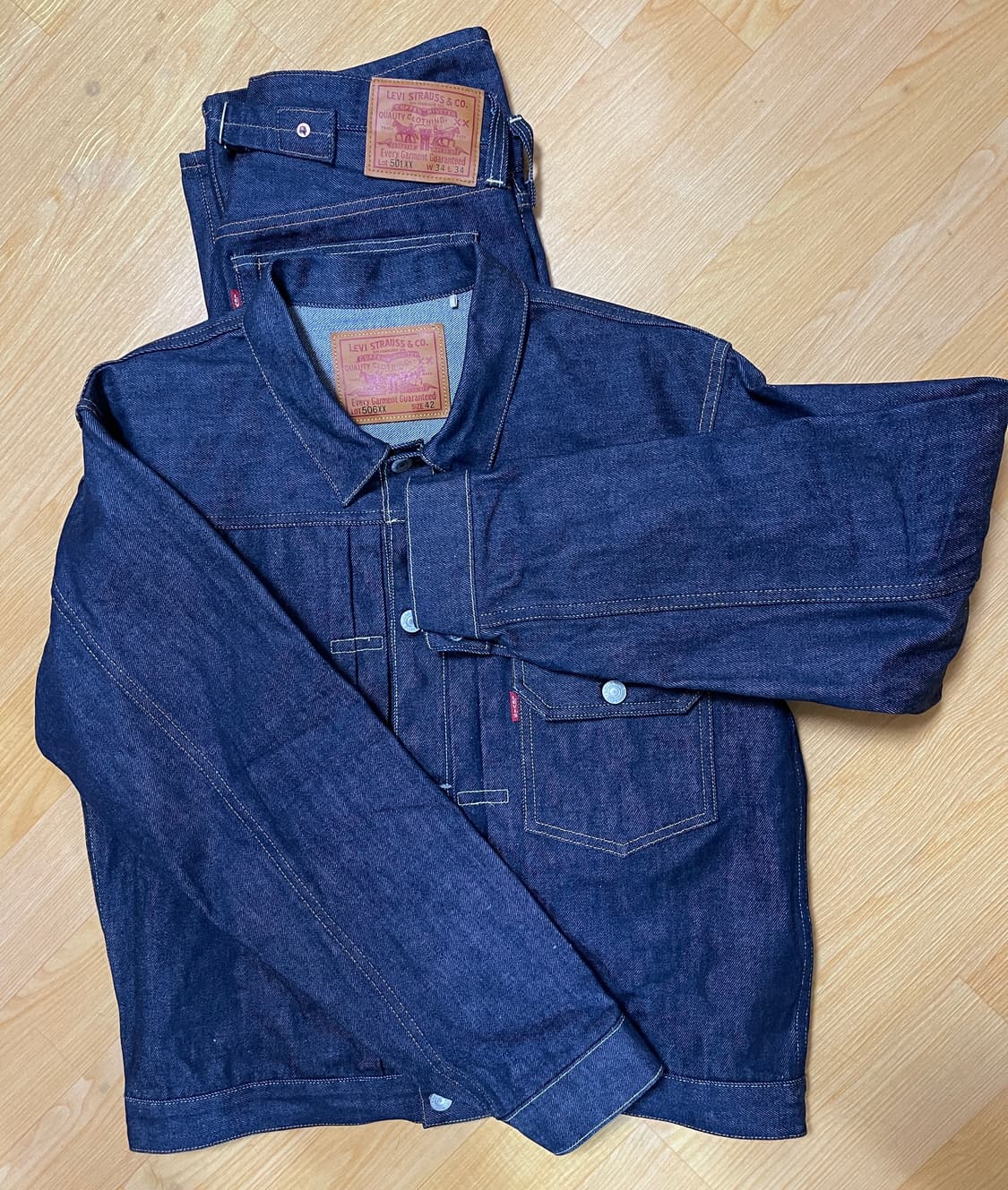 리바이스 LVC 1세대 셋업 판매합니다. 상품이미지1