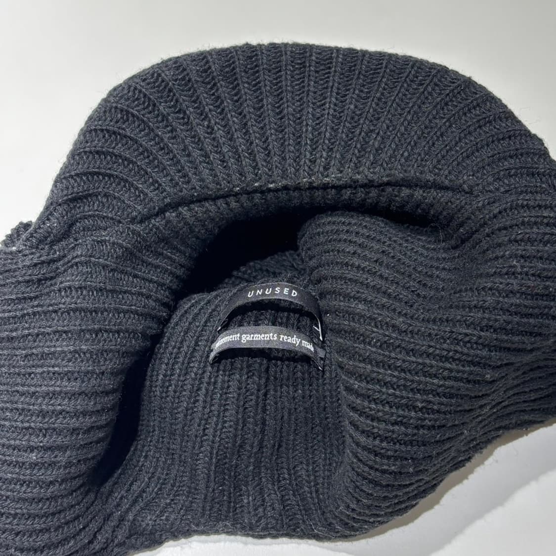 언유즈드 unused 이어플랩 니트 햇 상품이미지5