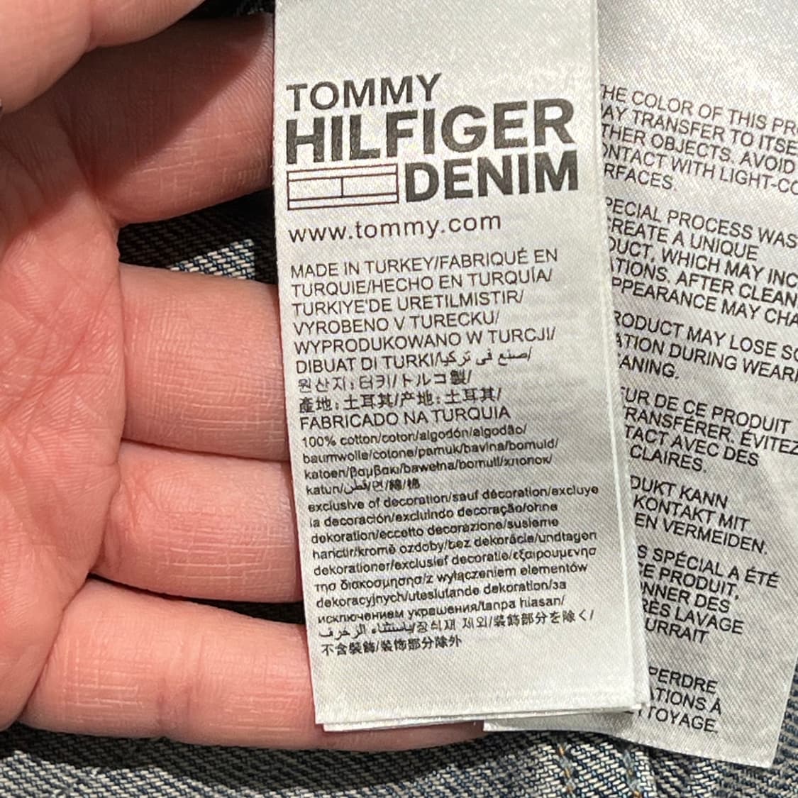 타미힐피거데님 자수패치 데님자켓 s10682 상품이미지7