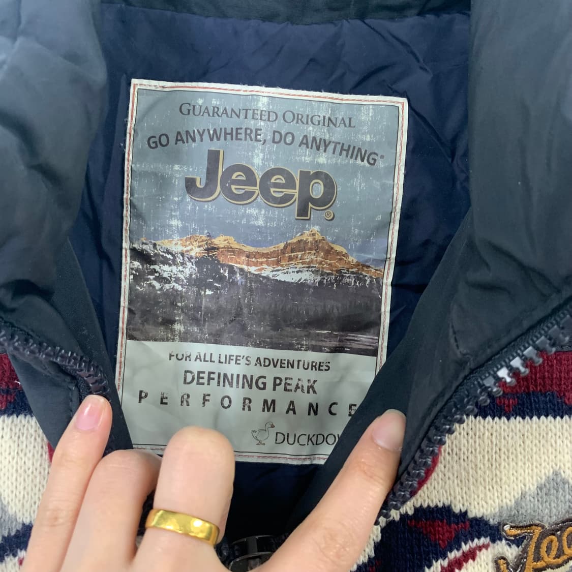 Jeep 지프 니트 패딩 조끼 상품이미지8