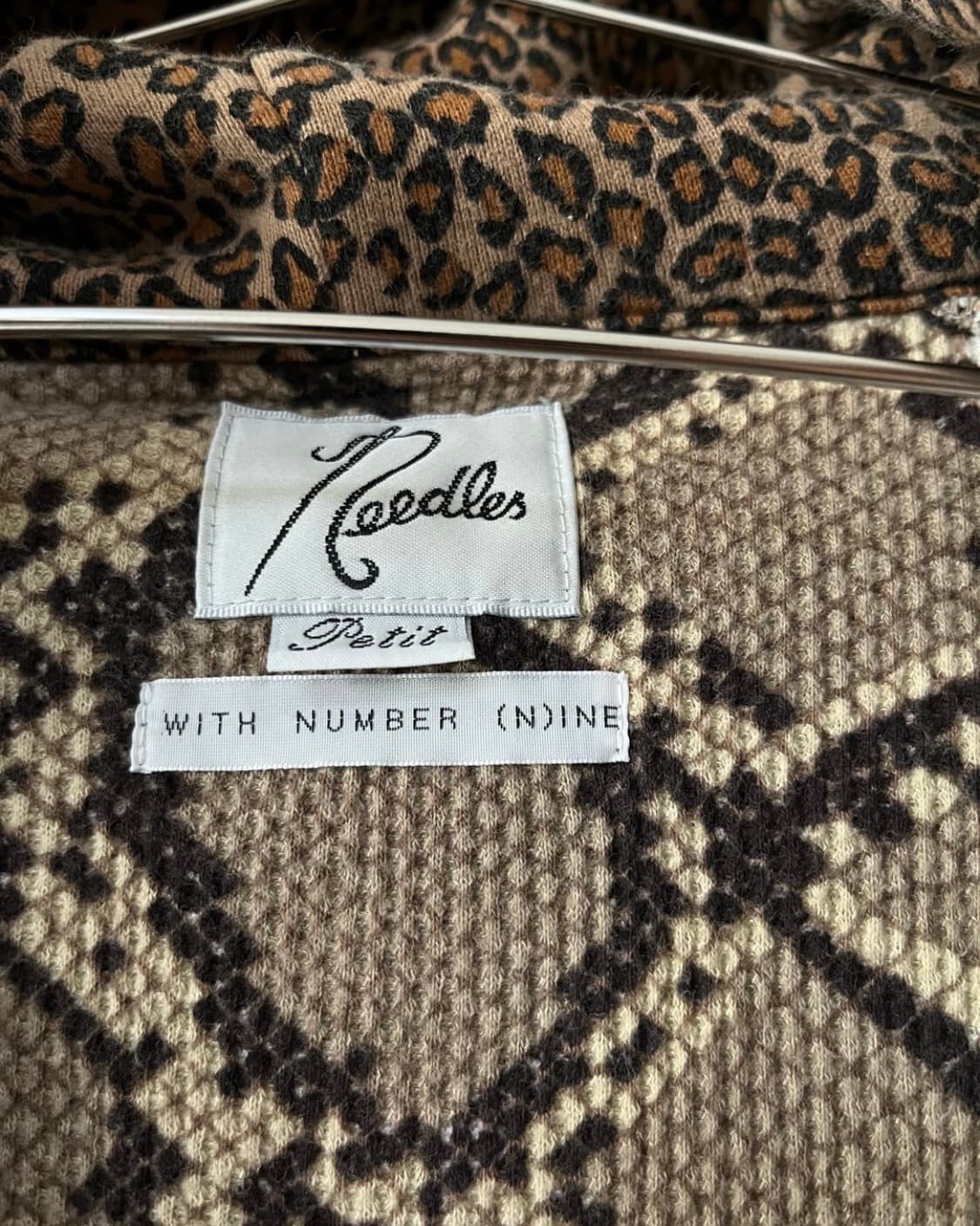 넘버나인 x 니들즈 레오파드 후드집업 상품이미지6